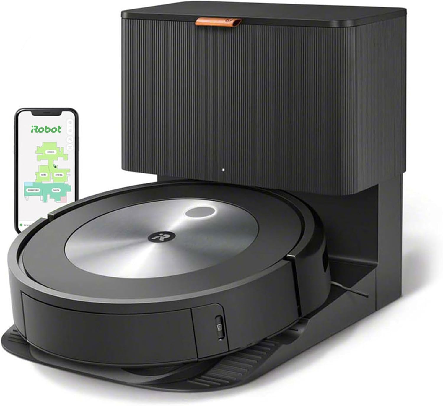Aspiradora iRobot Roomba j7+ Wi-Fi con Vaciado Automático para Mascotas y Mapeo Inteligente