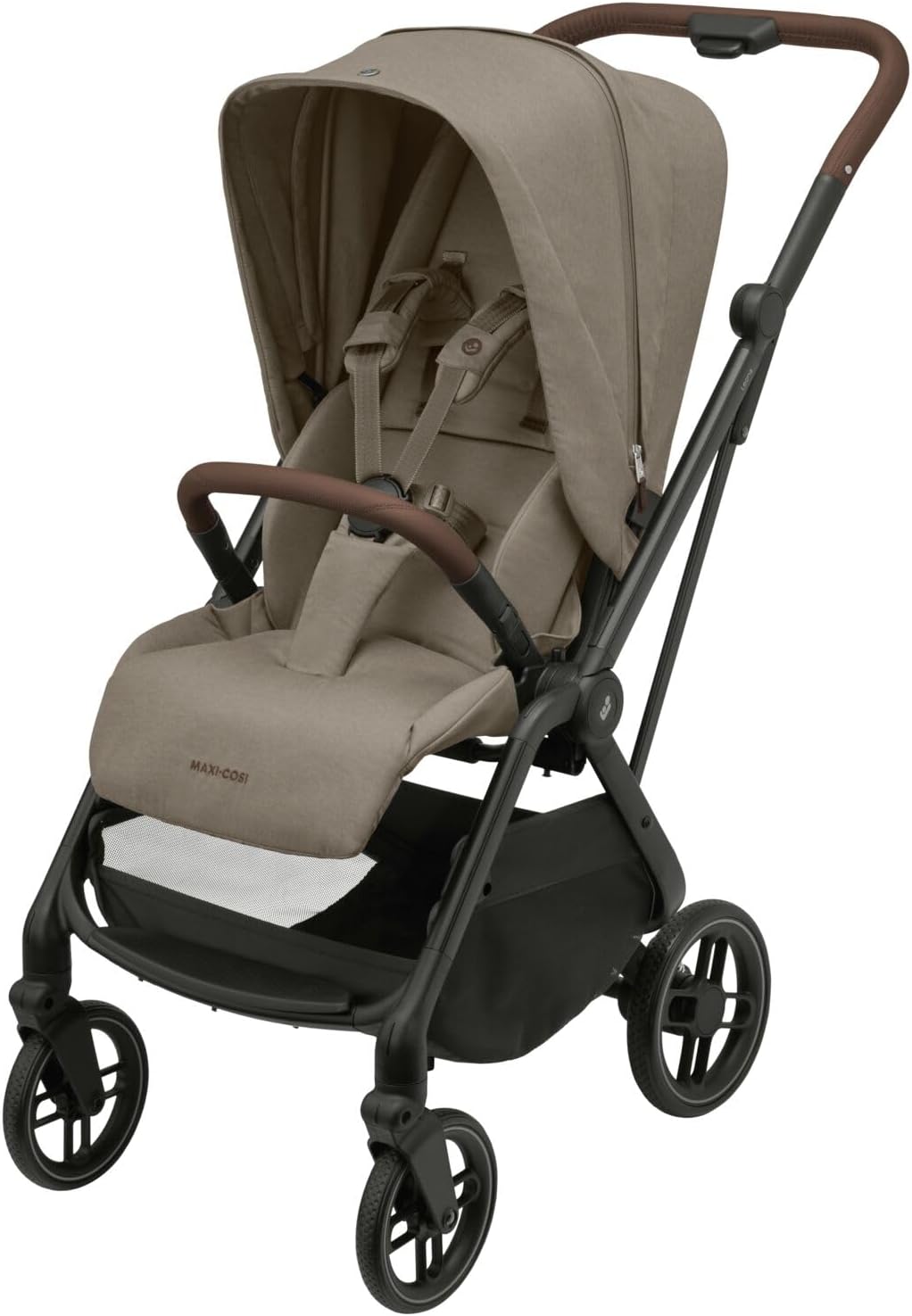 Cochecito Maxi-Cosi Leona², 0-4 años, hasta 22 kg, Ligero y Compacto, Plegable con Facilidad, Reclinación Ajustable, Asiento Reversible, Color Twillic Truffle