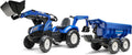 Excavadora de Pedales para Niños con Remolque - Diseño New Holland - A partir de 3 años