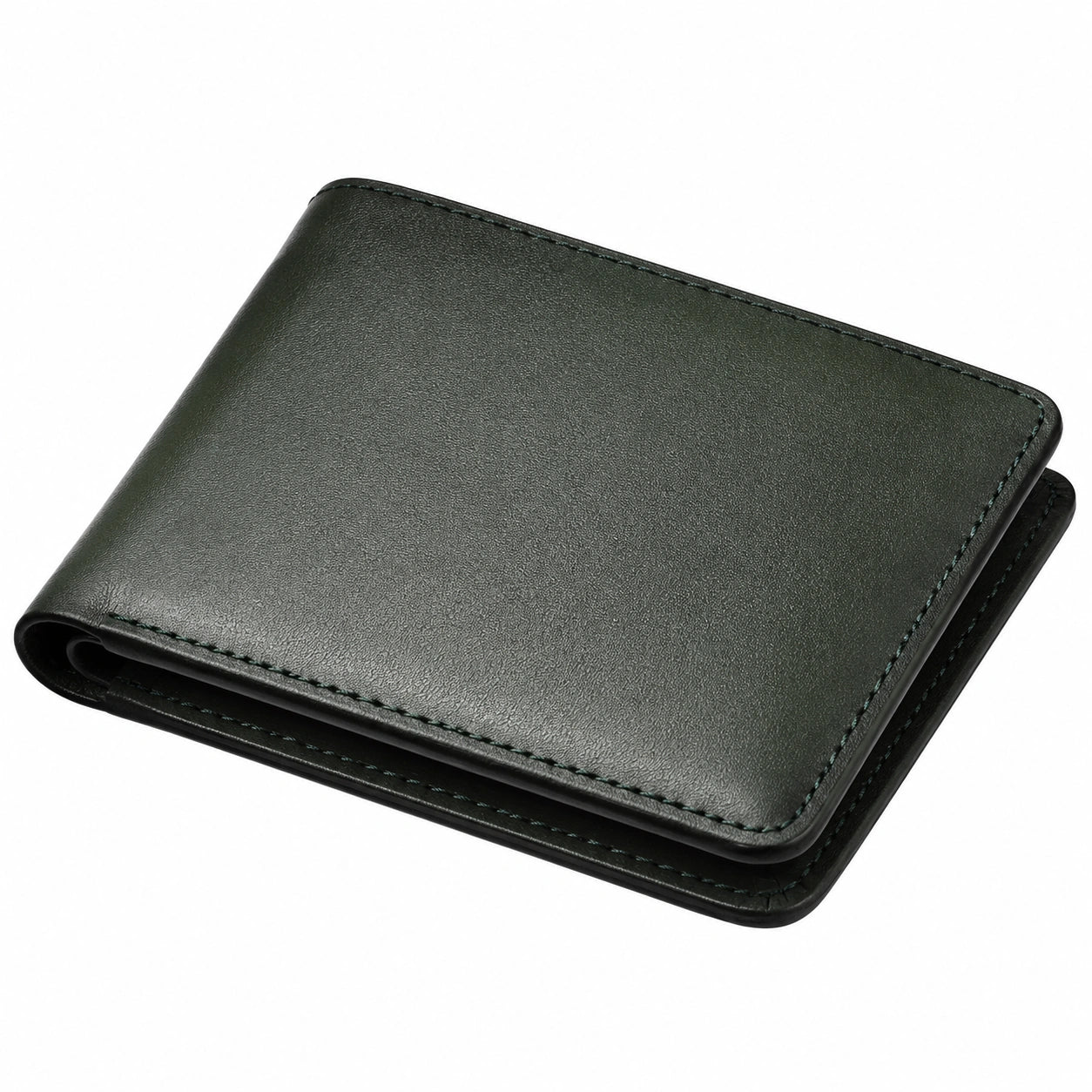 Cartera plegable para hombre verde