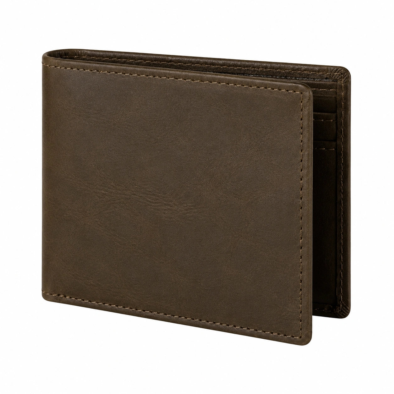 Cartera Billetera Bifoliar Hombre Marrón