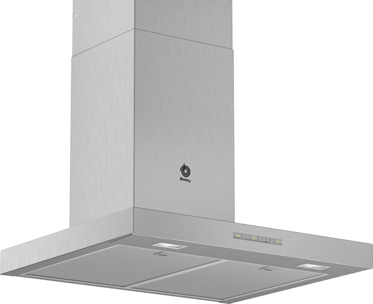 Balay - Campana Extractora de Pared, LED, 60 cm, 4 Niveles, Acero Inoxidable