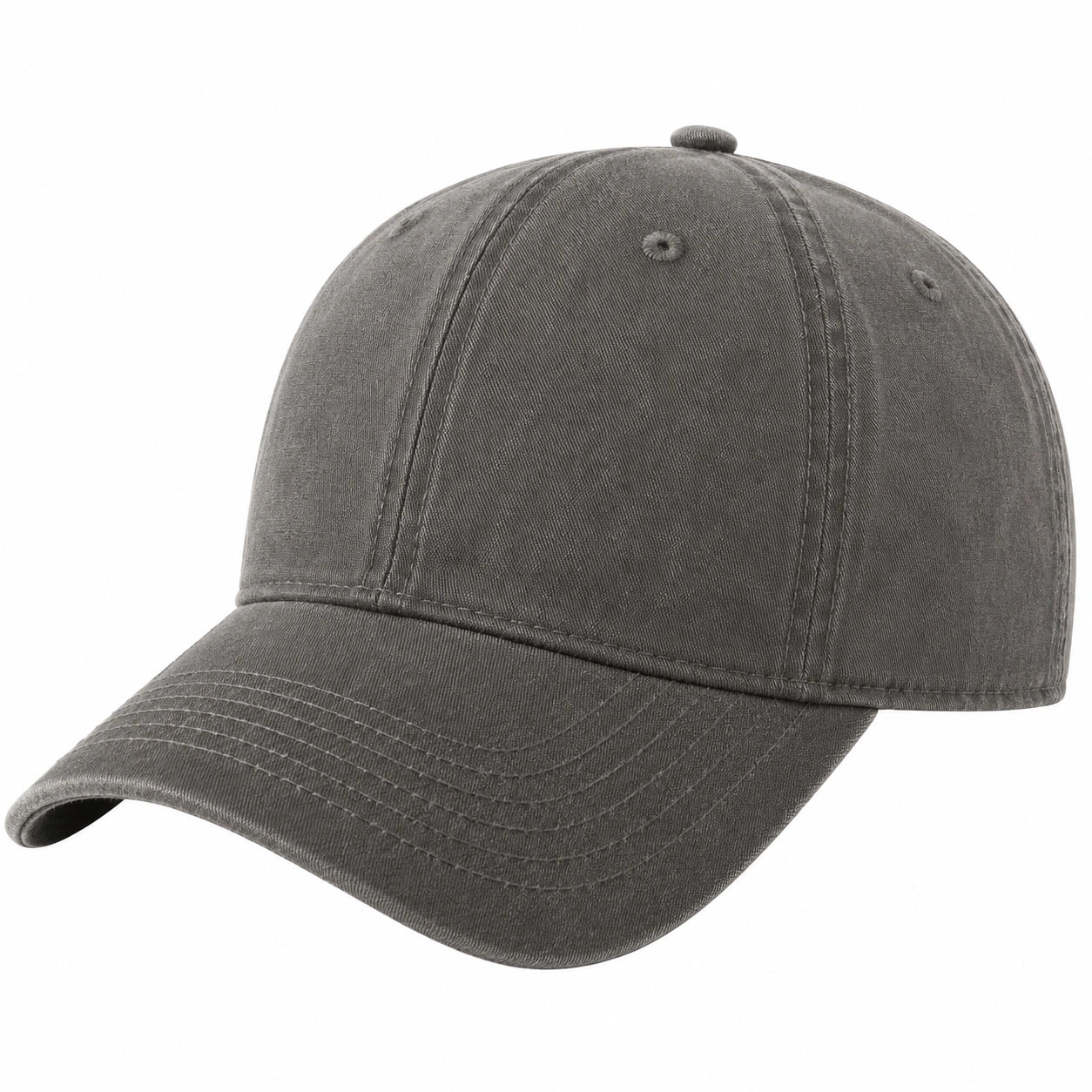 Gorra de béisbol ajustable gris unisex