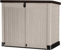 Cobertizo Exterior Keter Sio Pro 1200L Beige/Marrón 145,5x82x123 cm