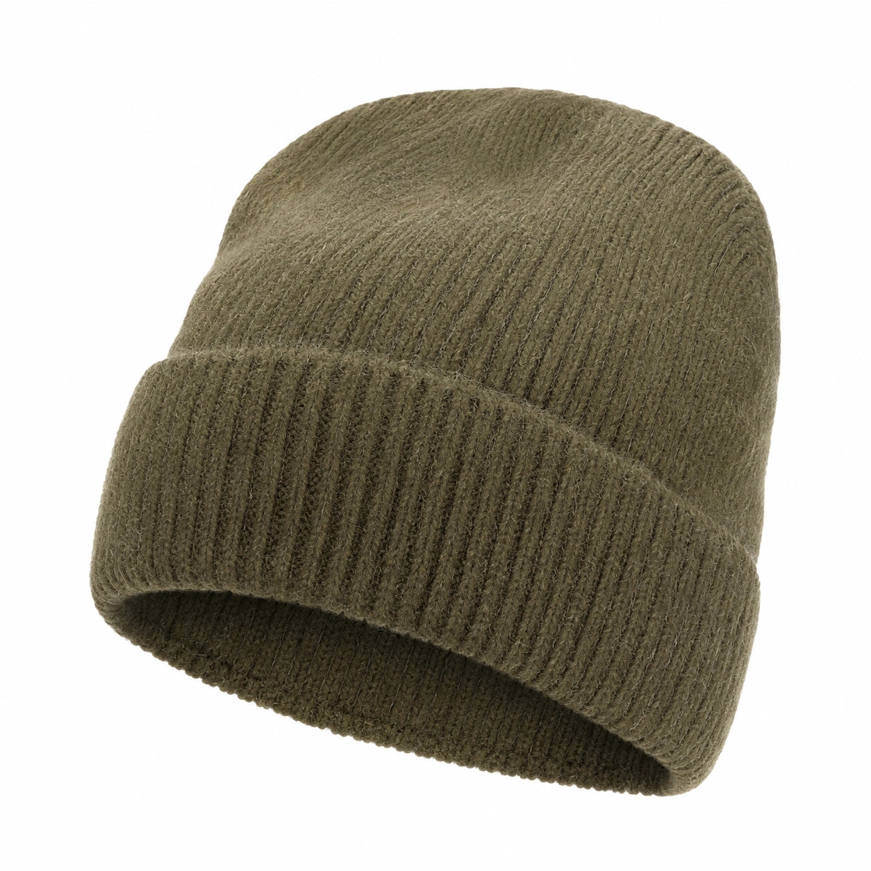 Gorro de Punto Térmico para Adultos Verde Oliva