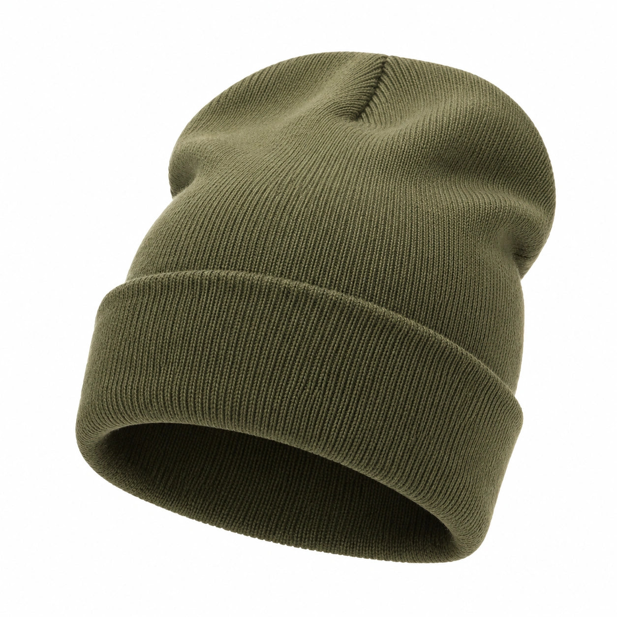 Gorro de Punto Verde Oliva Unisex
