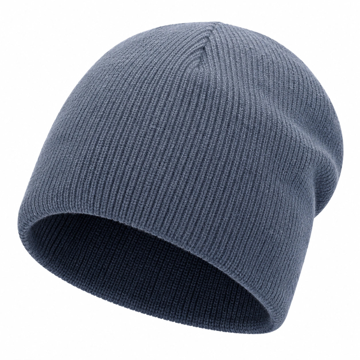 Gorro de Punto Unisex Azul Ajuste Cómodo