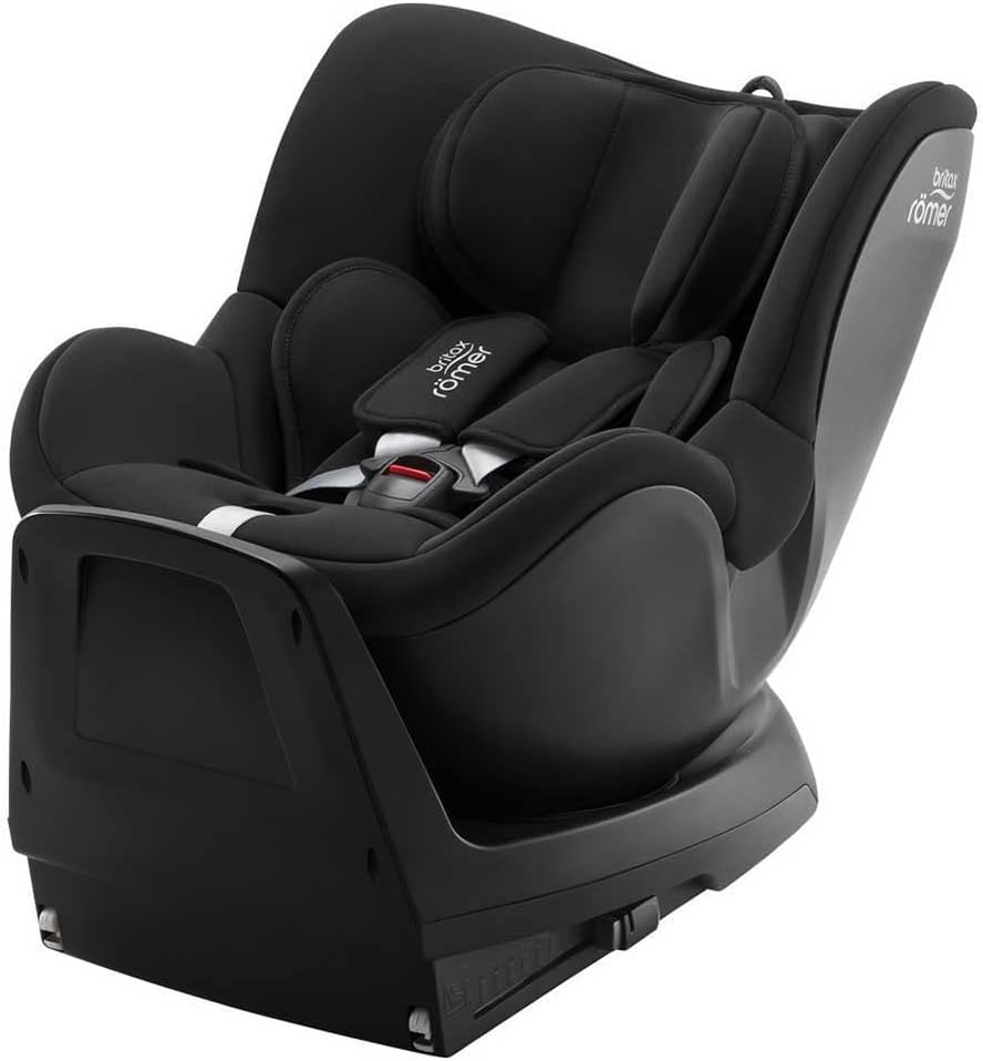 Silla de Coche BRITAX RÖMER DUALFIX PLUS 360° con ISOFIX, para Niños 40-105 cm, Space Black