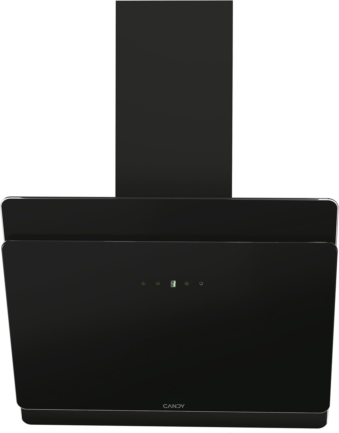 Campana Extractora Candy 60CM, Potente y Silenciosa con 4 Velocidades, 611 m³/h, Control Táctil, Filtros Antigrasa y Carbón, LED, Negra