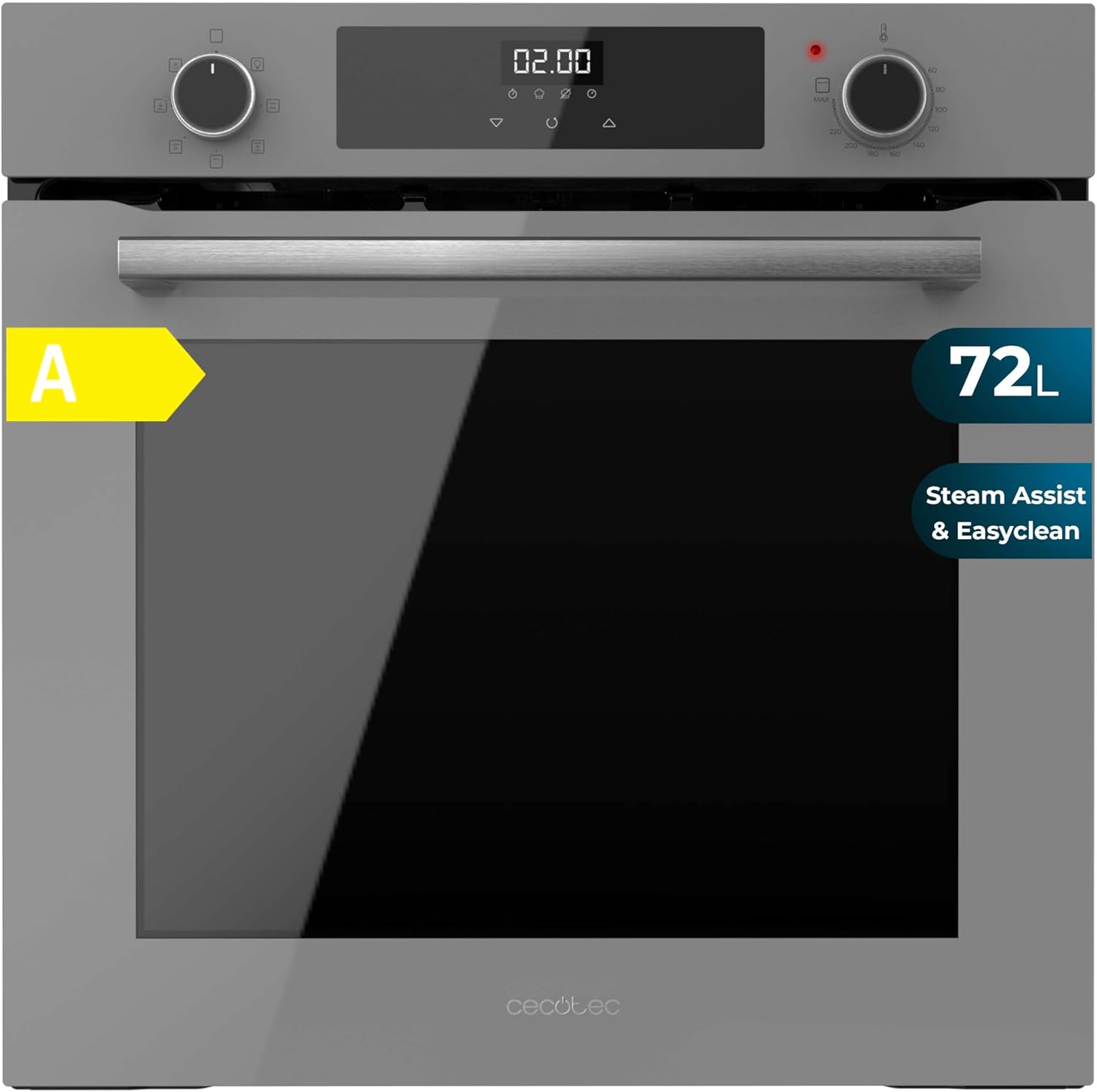 Horno Integrable Cecotec Bolero Hexa, 72L, 2800W, 7 Funciones, Grill y Convección