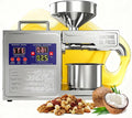 Extractor Eléctrico de Aceite 820W para Uso Doméstico con Prensado en Frío y Caliente