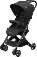 Maxi-Cosi Lara2, Carrito de Bebé Ligero, 0-4 años, 0-22 kg, Paseo Compacto, Totalmente Reclinable, Plegado Automático, Correa, Negro Esencial