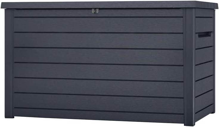 Cofre de Almacenamiento Exterior XXL Keter Ontario 870L, Impermeable, Color Grafito