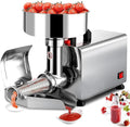 Extractor eléctrico de tomate y colador, procesador de alimentos profesional de acero inoxidable para salsas y zumos, 220 V