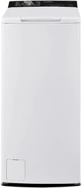 Lavadora Hyundai 8 Kg Superior Blanca, 1900W, 1300rpm, 16 Programas, Stop&Go, Clase Energética A