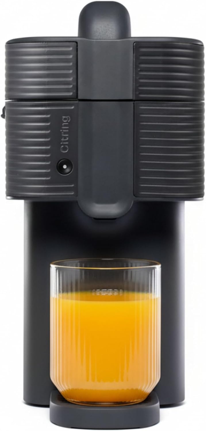 Exprimidor Eléctrico de Naranjas Automático – Zumo en 1 Minuto, Fabricado en España (Negro)
