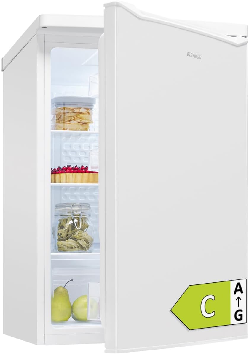 Frigorífico Bomann Energía Clase C, 85 cm, Garantía 5 Años, Silencioso 35 dB, 126 L