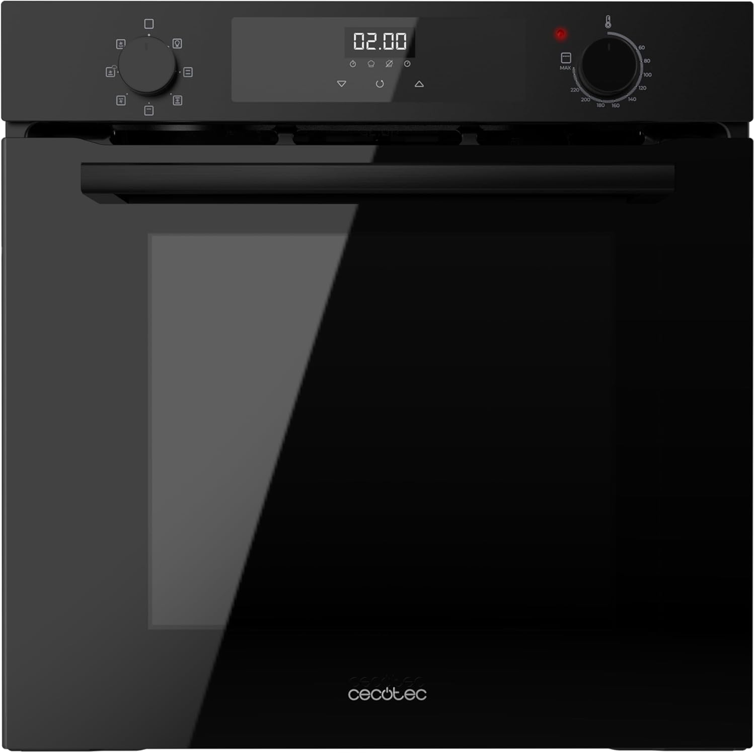 Cecotec Horno Multifunción Integrable 60cm 2800W, 72L, 7 Modos de Cocción, Grill y Convección, Fácil de Limpiar