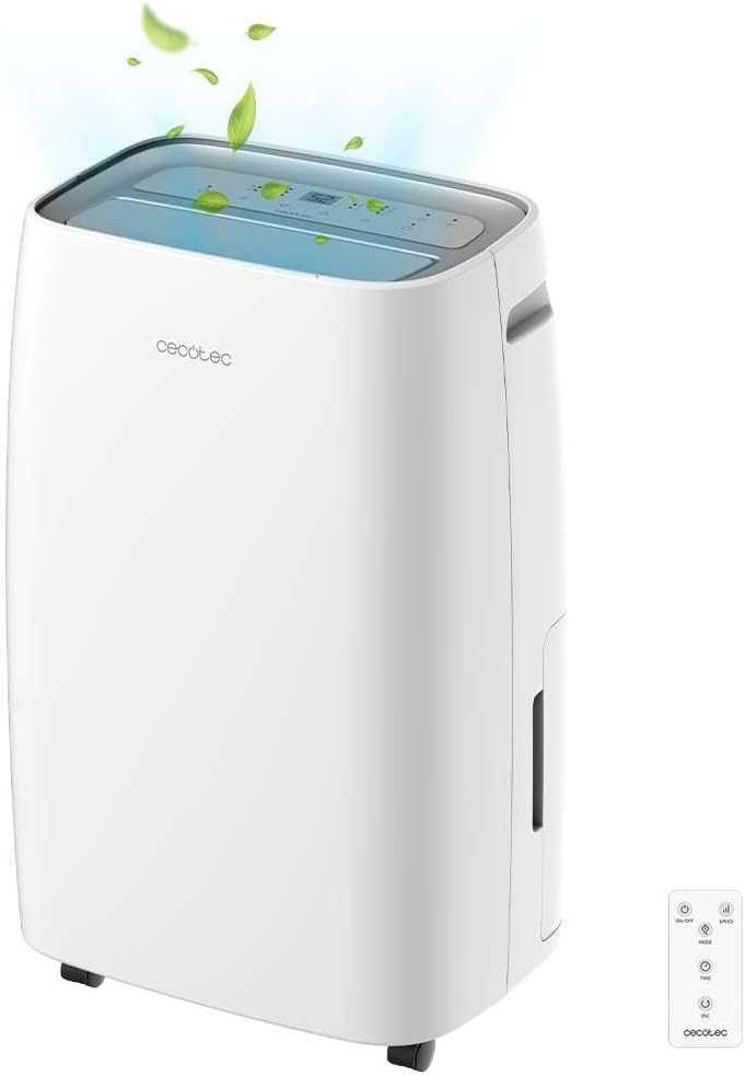 Deshumidificador Inteligente Cecotec BigDry 10000 Expert, 30L/día, Depósito 6L