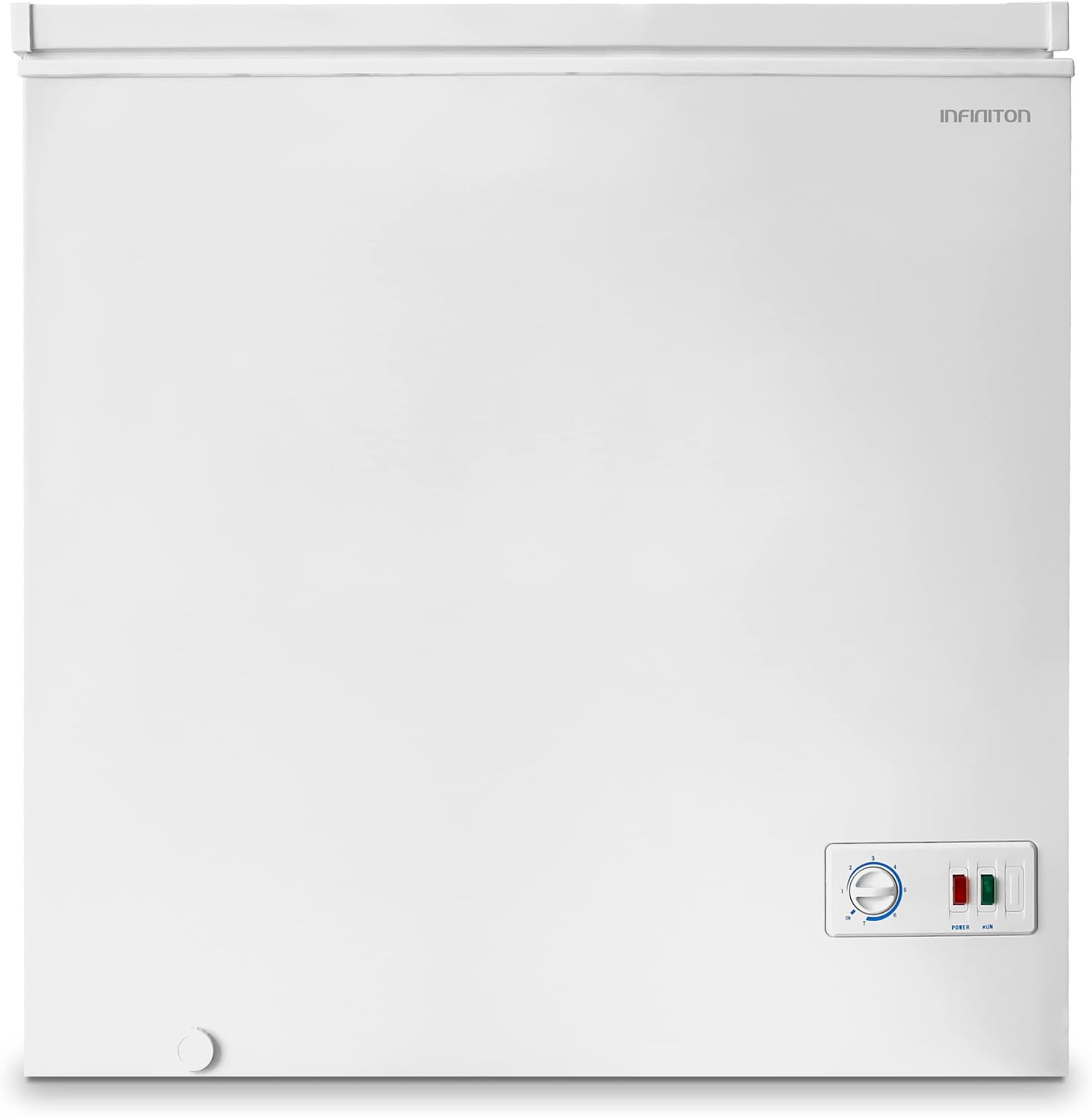 Arcón Congelador Infiniton 140L, Súper Congelación, Control Electrónico, Clase F, Blanco