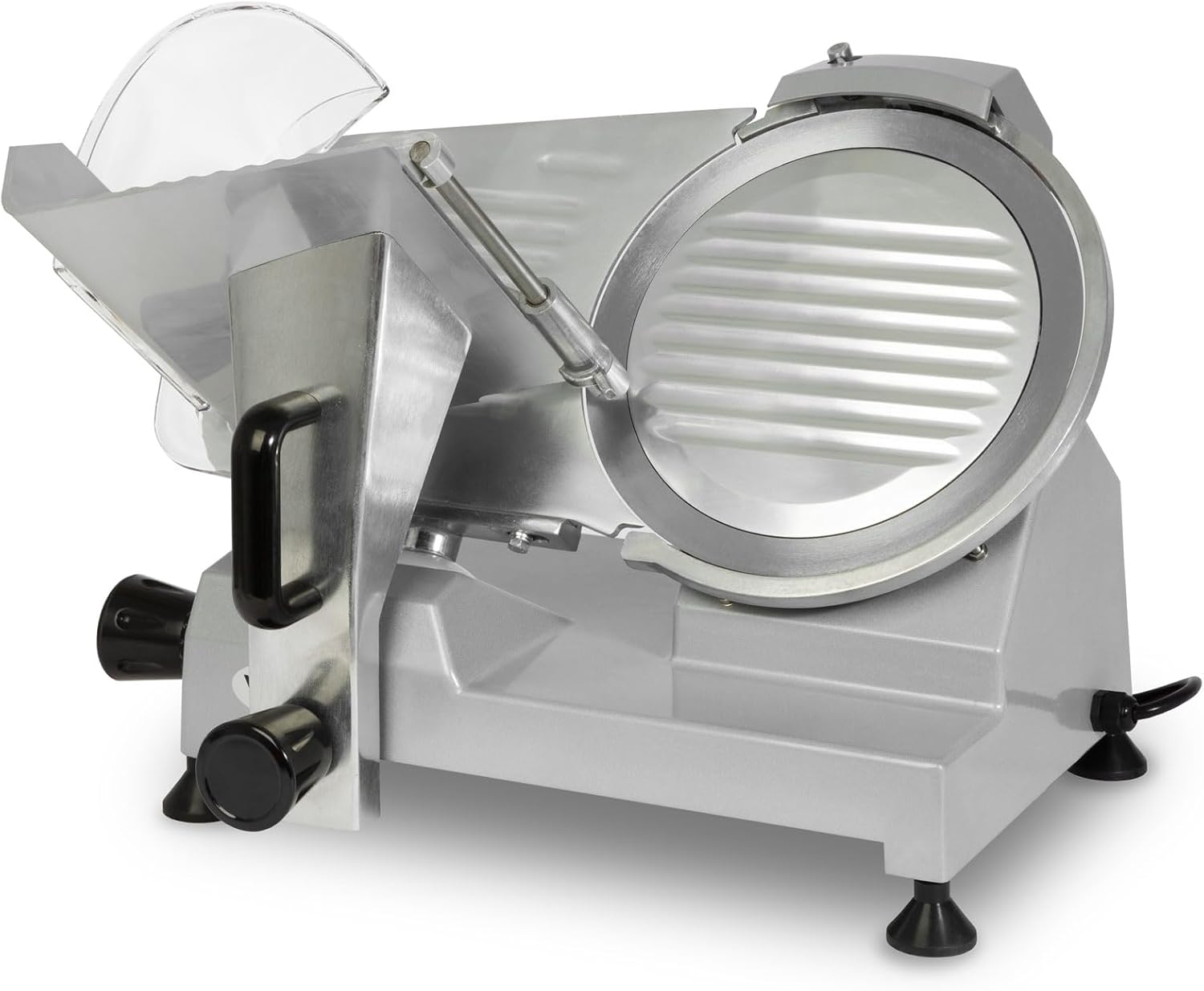 Cortadora eléctrica de fiambres VERTES 150W con cuchilla de 250mm y ajuste de grosor 0-12mm