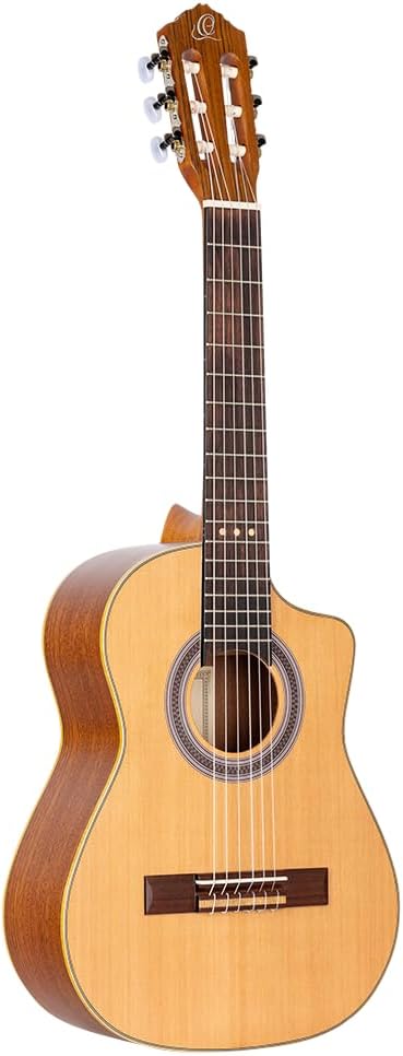 Guitarra Acústica Ortega Requinto 6 Cuerdas con Tapa de Cedro