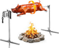 VEVOR Asador Giratorio Eléctrico de Acero Inoxidable con Motor de 38 W y Carga Máxima de 60 kg