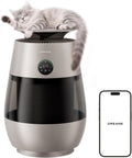 Purificador de Aire DREAME AP10 para Mascotas, 360° Alta Eficiencia, 5 Etapas de Filtrado, Captura Pelo y Olores, Transparente, Diseño Elegante, Luz Eco, Control por App