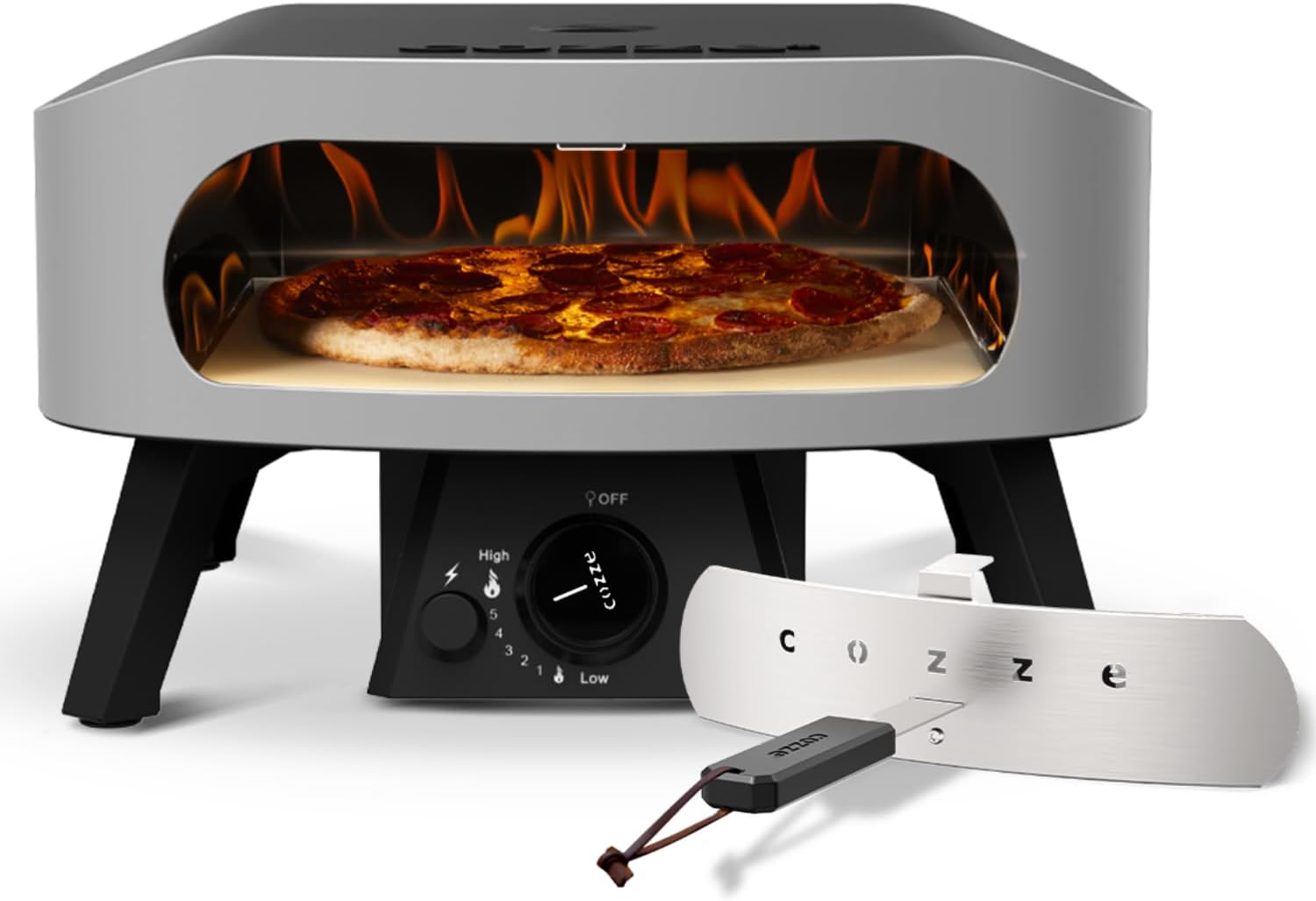 Horno de Gas para Pizza 13' Cozze® CLASSIC – Rápido y Potente con Piedra de Cordierita y Encendido Automático