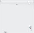 Congelador Horizontal 194L Convertible VOK EVF-194CDEW, 7 Temperaturas, LED, Silencioso 40dB, Cerradura, 23h Autonomía, Blanco