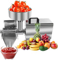 Exprimidor Eléctrico de Tomate 450W, Acero Inoxidable, Ideal para Salsas y Frutas