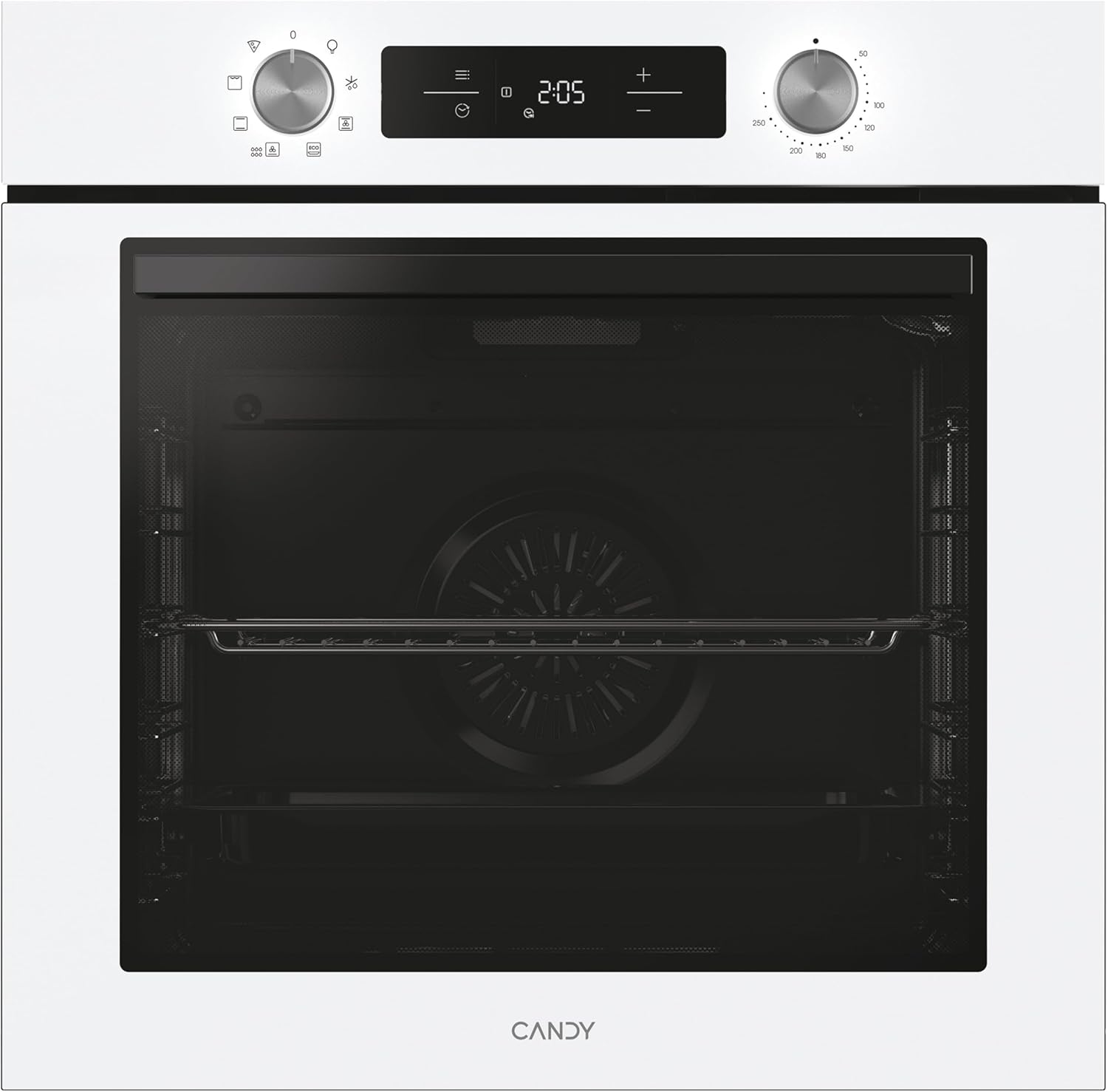 Horno Multifunción Candy Bake 600 CA6, 78L, Control por App, Limpieza Hidrolítica, Blanco