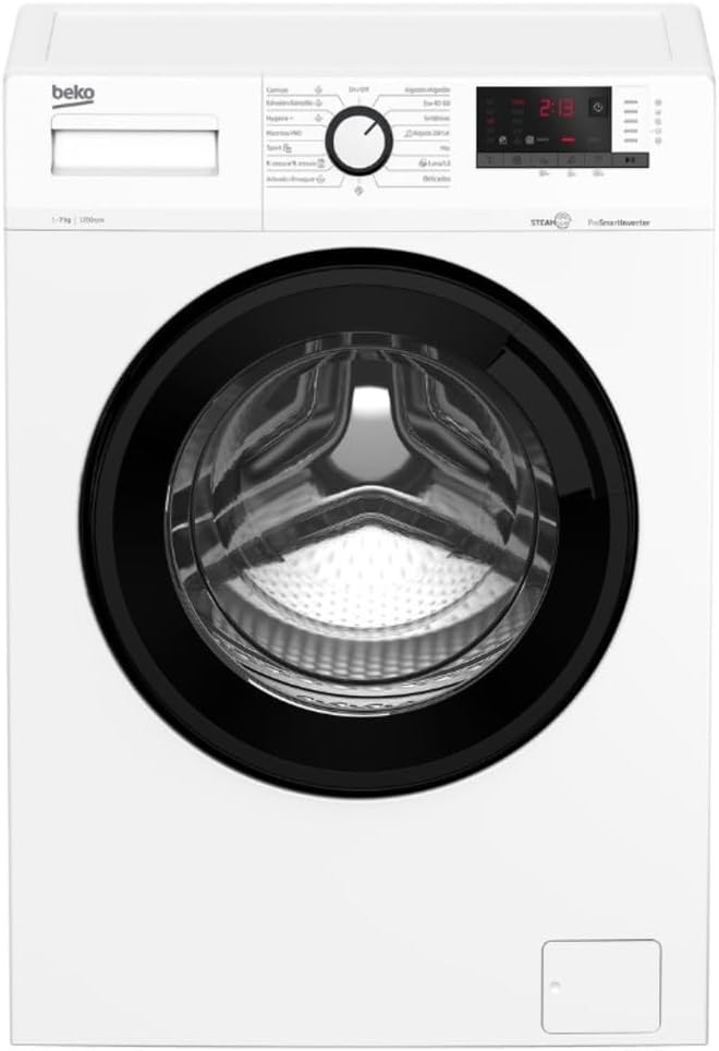 Lavadora Beko 8kg, A+++, 1200rpm, Steam Cure y Control Digital