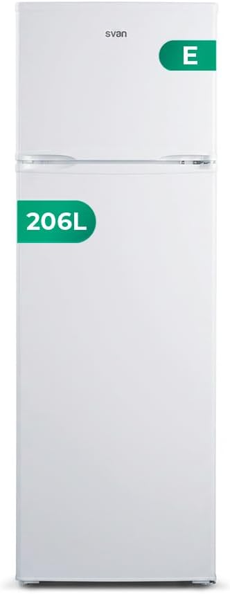 Frigorífico SVAN 206L, Tecnología Cíclica, Silencioso, Puertas Reversibles, Clase E