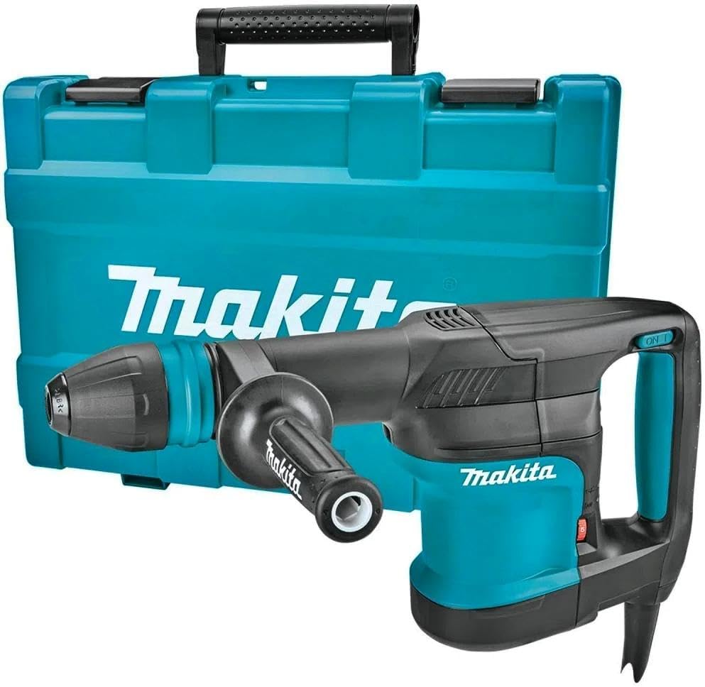 Makita HM0870C - Martillo Demoledor SDS Max 1100W, 5.1 kg, Azul