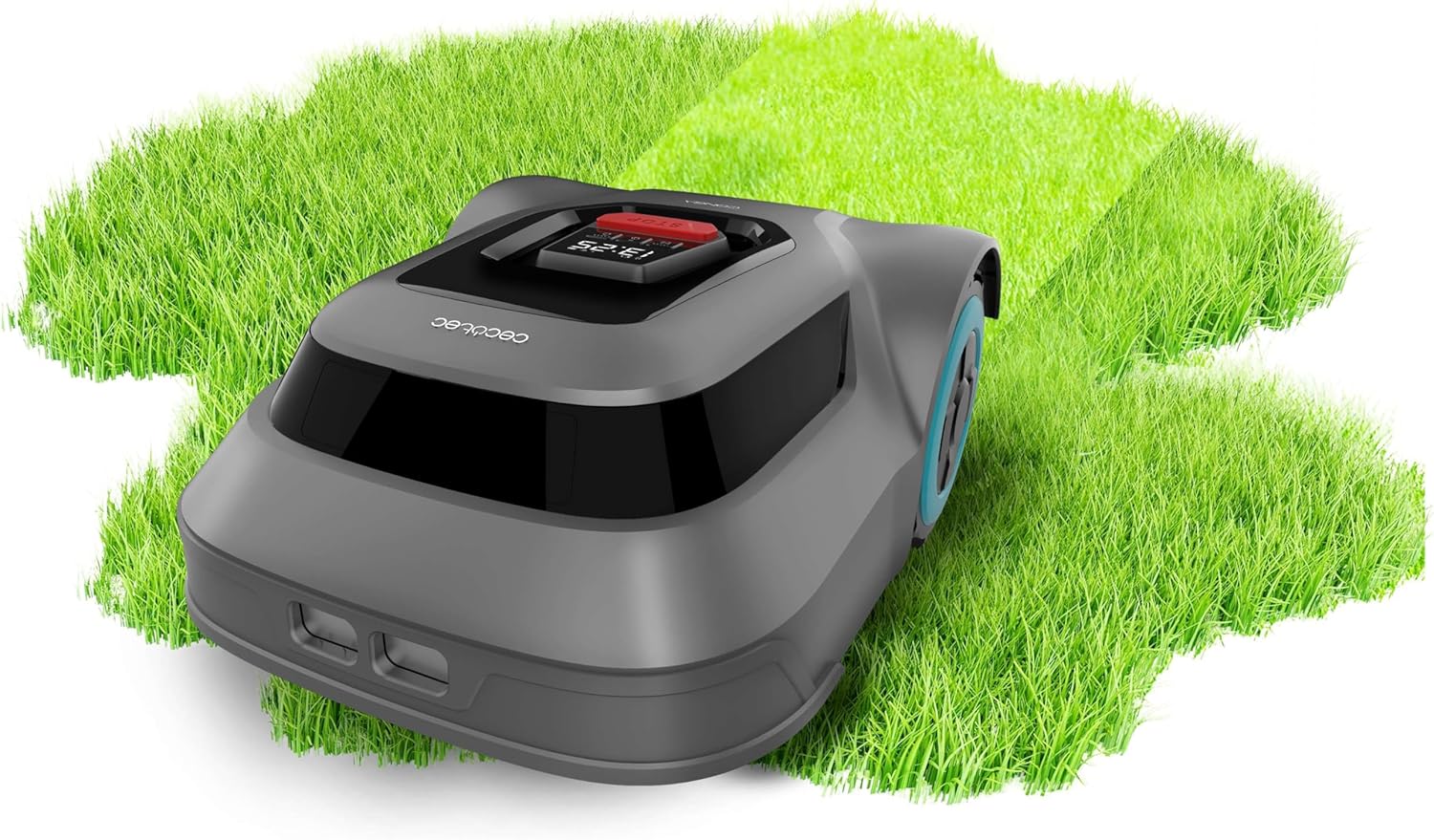 Robot cortacésped inalámbrico Cecotec Conga Grasshopper 500, motor digital sin escobillas, app, corte preciso, inclinación máxima 45%, ajuste de altura, sensor de lluvia