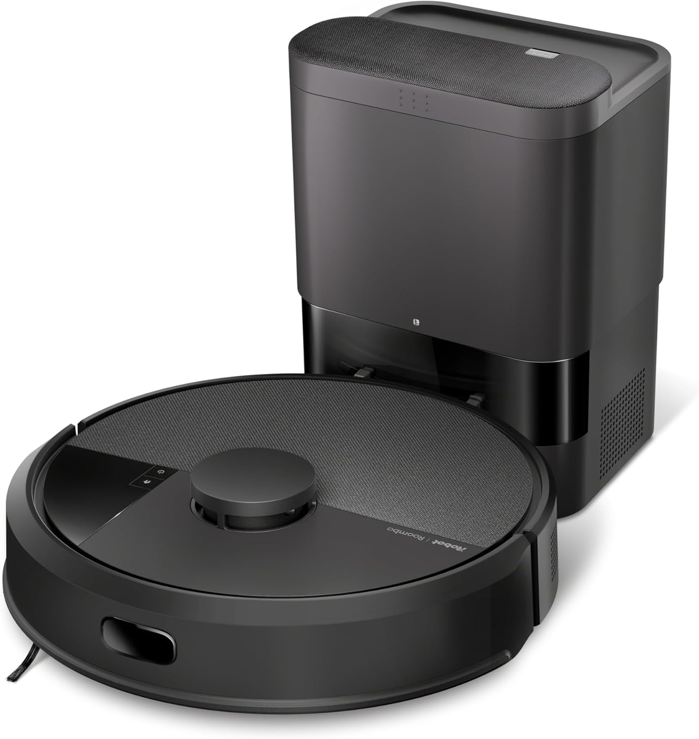 iRobot Roomba Combo 105 con Base AutoVacío, Aspiradora y Friegasuelos Inteligente, 7000Pa, LIDAR, 120 Min, Recarga y Reanuda, App, 3 Modos de Limpieza
