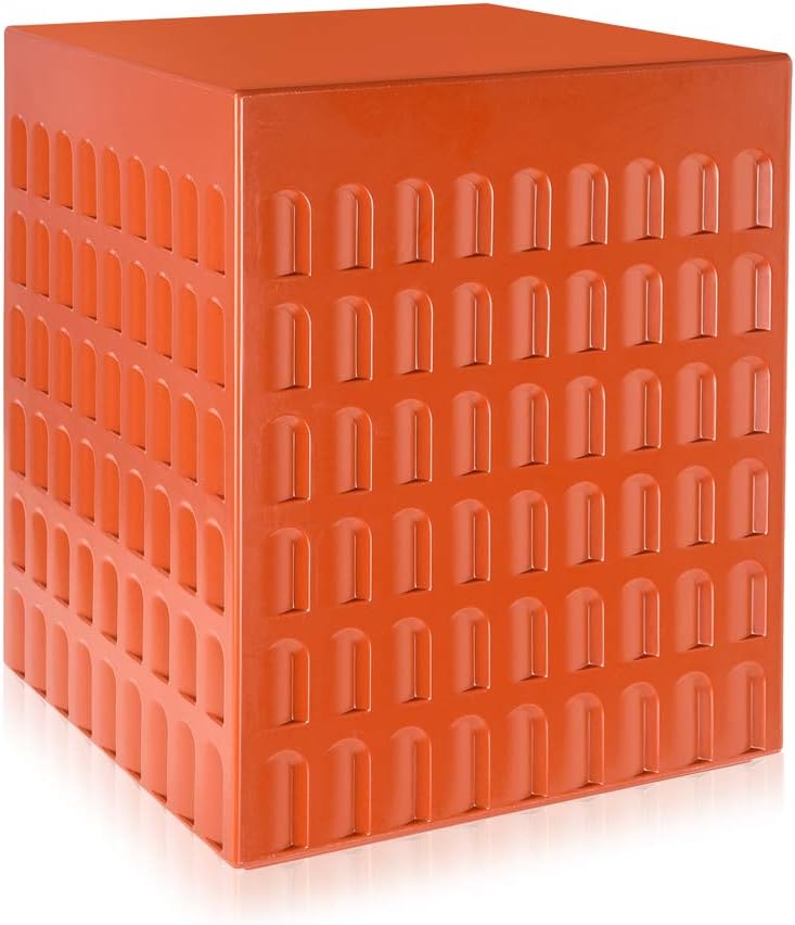 Kartell - Taburete Moderno Rojo, 36 x 45 x 36 cm