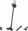 KÄRCHER Aspiradora Inalámbrica VC 4, Potente y Ligera, Batería 21.6V, Autonomía de 30 Minutos, Incluye Cargador y Soporte de Pared