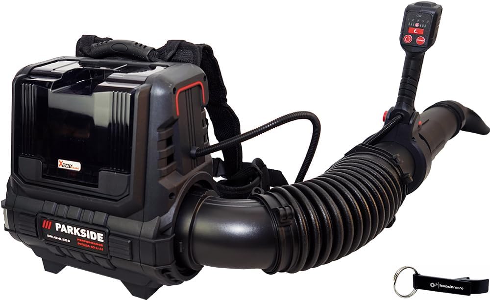 Conjunto Parkside Performance: Mochila Soplador de Hojas con Batería 40V + Llavero