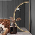 Espejo LED Sin Marco para Baño - Espejo de Pared Moderno con Control Táctil, Media Luna