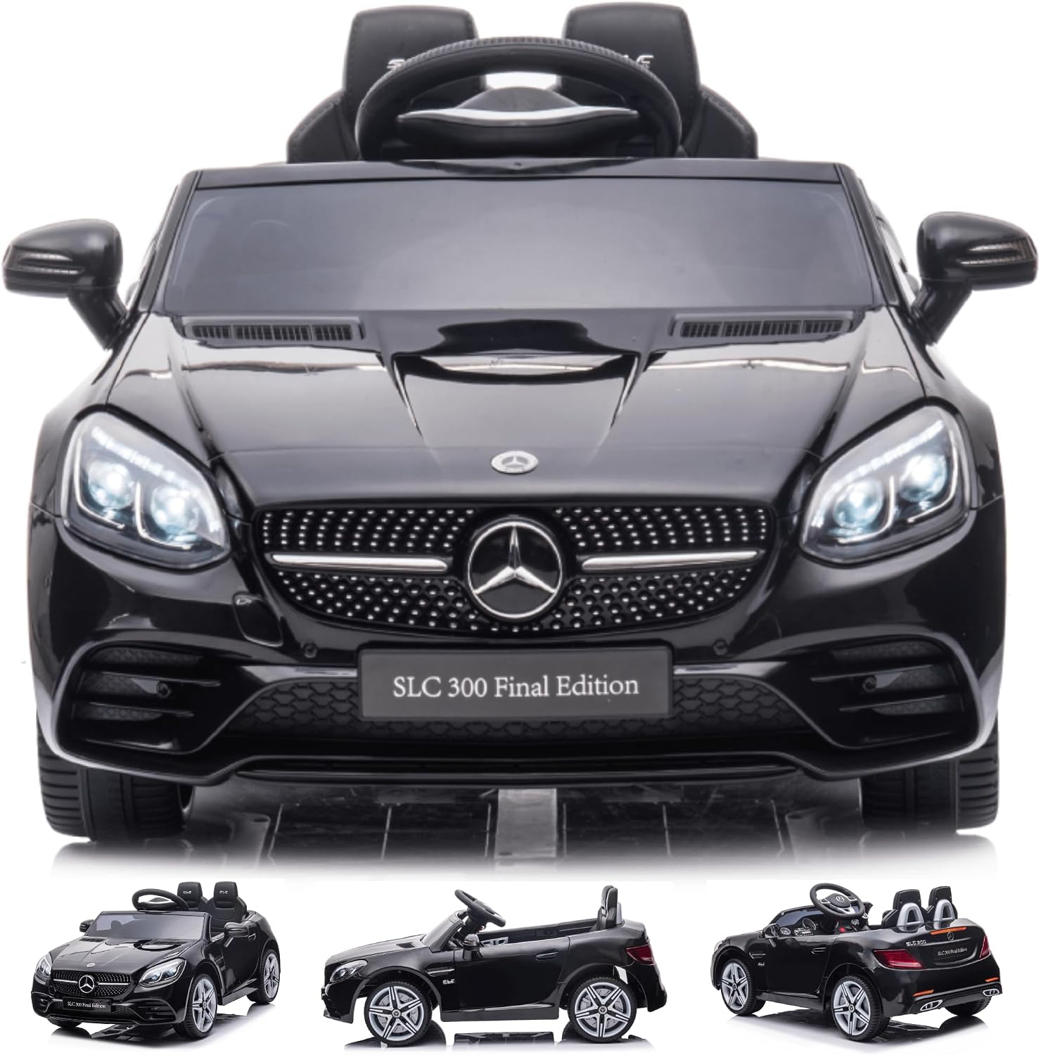 Coche Eléctrico Infantil Mercedes SLC 300 12V con Control Remoto y Luces LED