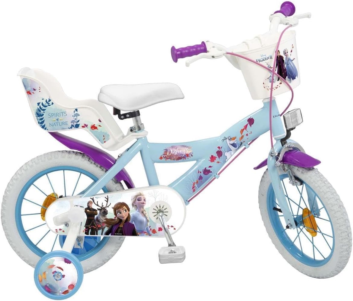 Bicicleta Infantil 16'' Frozen para Niños de 5 a 8 Años