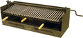 Parrilla de Acero Inoxidable con Elevador 100x40x32 cm