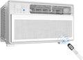 Aire Acondicionado de Ventana Inverter, Bajo Consumo, Control Remoto, Termostato Ajustable, Hasta 20m², Temporizador 24h, Silencioso