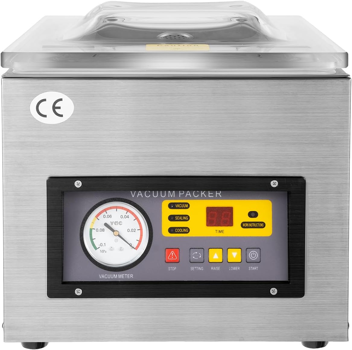 Selladora al Vacío Profesional DZ-260 de Acero Inoxidable 220V