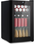 Minibar Klarstein 70L Puerta de Cristal, Iluminación LED, Silencioso